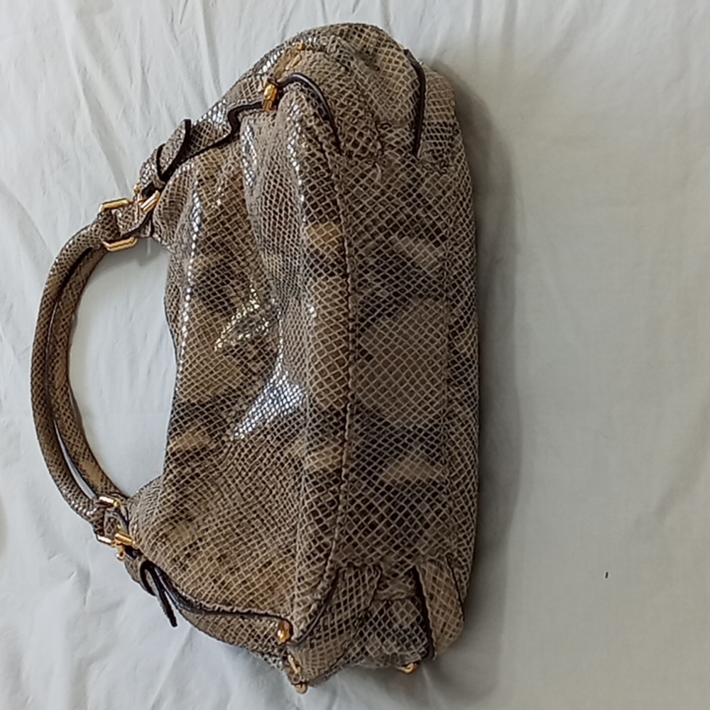 Michael Kors Snake Patterned Leather Purse - Picture 12 of 14